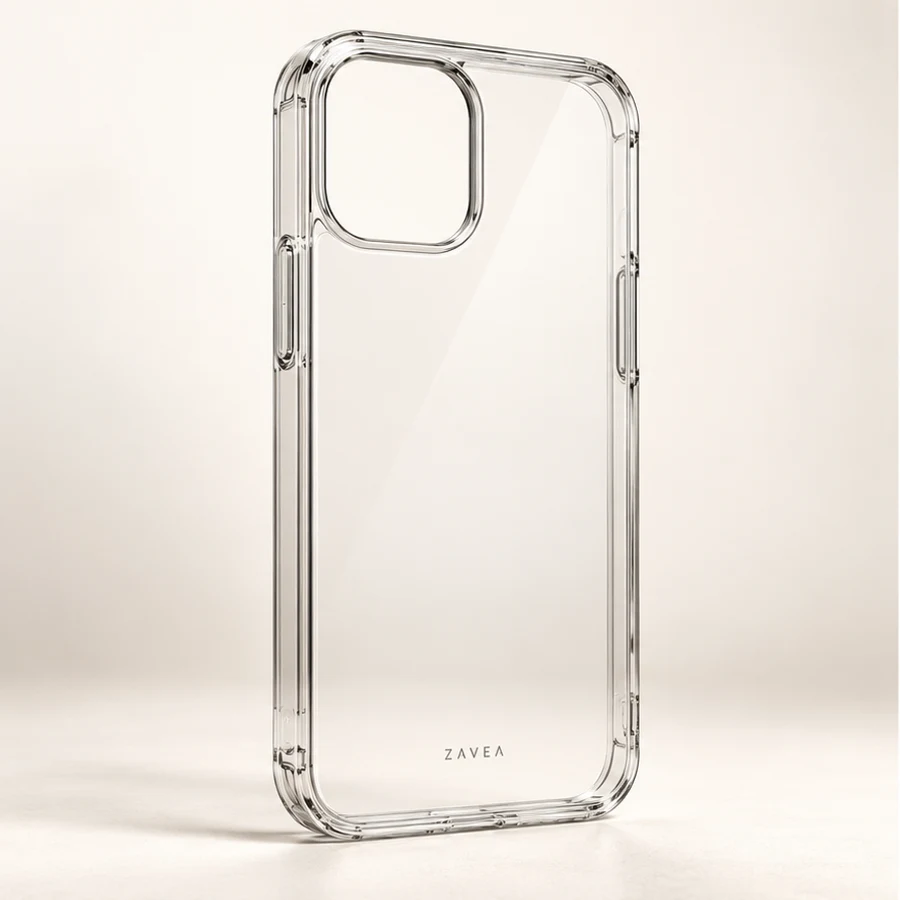 ZAVEA Clear Case — Clear protective phone case · iPhone 16 design preview