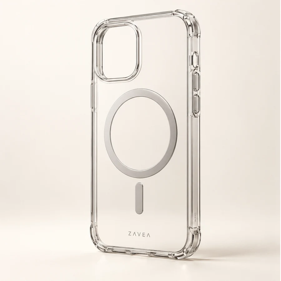 ZAVEA Frame — Magnetic phone case · iPhone 16 design preview