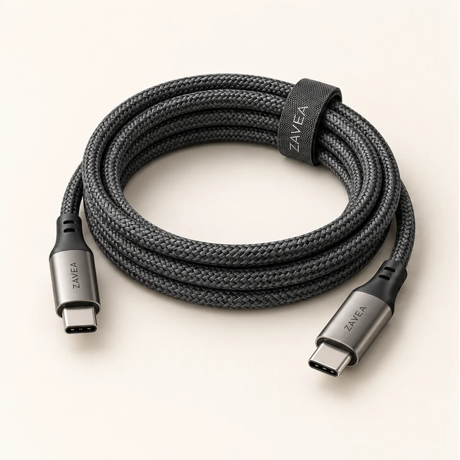 ZAVEA Weave — Braided USB-C cable · 60W · 2m design preview
