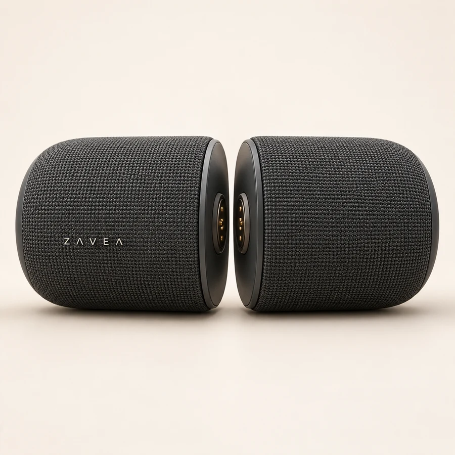 ZAVEA Sound Split — 2 × 10W detachable speaker pair · 2 × 10W · Graphite pair design preview